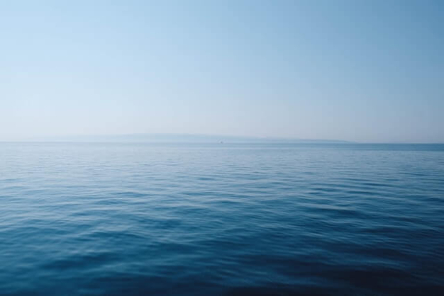 blue water