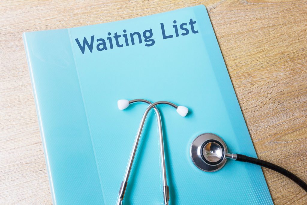 hospital waiting list