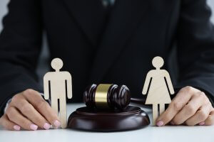 Family divorce and division of propert