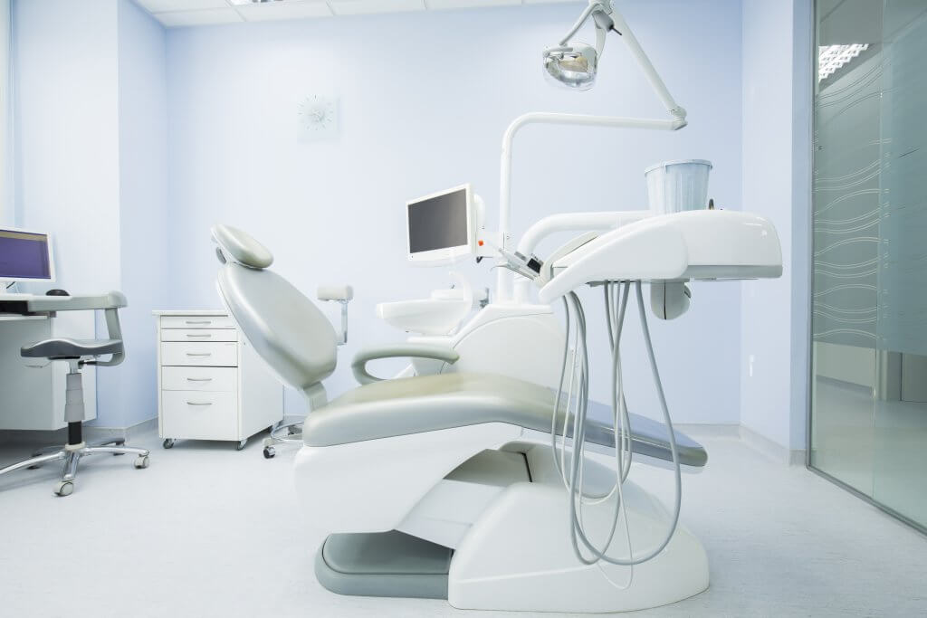 Modern dental office interior