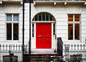 Camden house red door